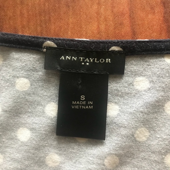 Ann Taylor Polka Dot Top - Picture 4 of 8